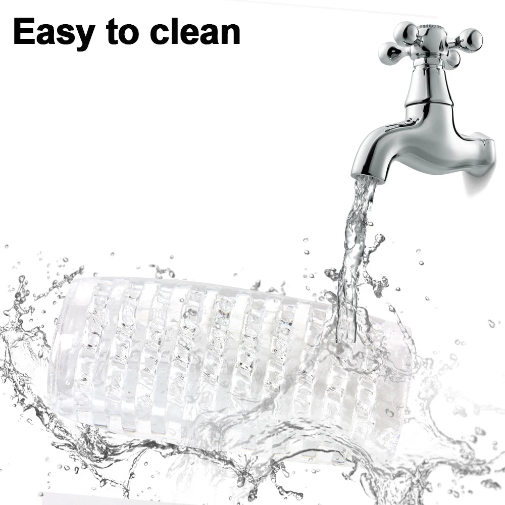 Male masturbator with suction