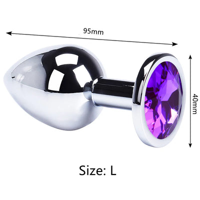 Round-Shaped Stainless Steel Anal Plugs