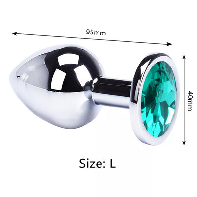 Round-Shaped Stainless Steel Anal Plugs