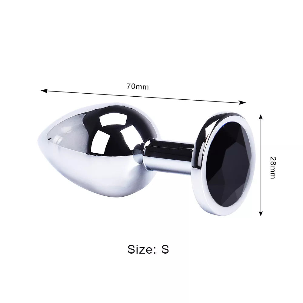 Round-Shaped Stainless Steel Anal Plugs