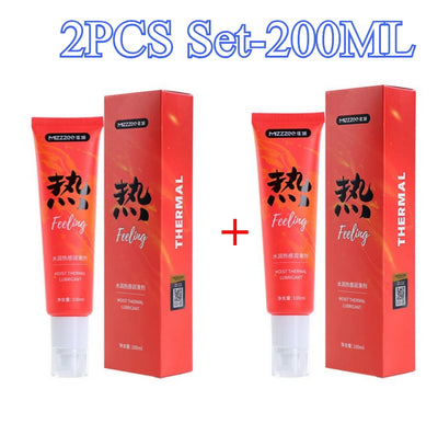 Lubrifiant à base d'eau 100 ml pour adultes, idéal pour la stimulation vaginale et anale avec sextoys. Hydratant et stimulant la sensation de froid/feu. Convient aux rapports anaux. 18+