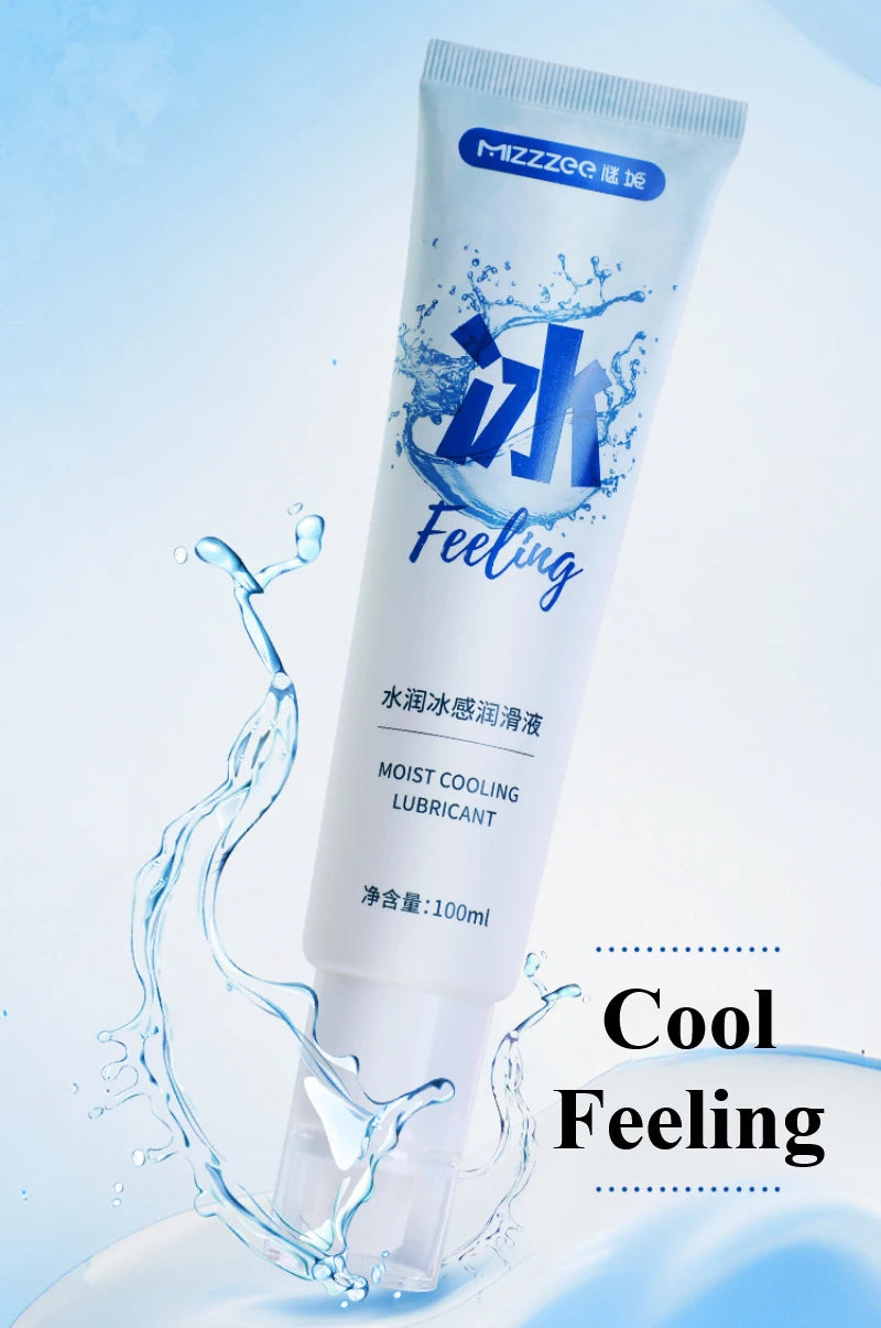 Lubrifiant à base d'eau 100 ml pour adultes, idéal pour la stimulation vaginale et anale avec sextoys. Hydratant et stimulant la sensation de froid/feu. Convient aux rapports anaux. 18+