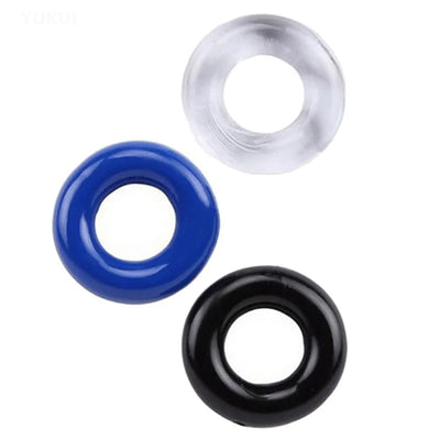 Ultimate Stamina Trio: Silicone Cock Rings Set