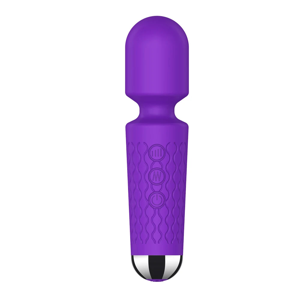20-Speed Powerful AV Magic Wand – Clitoris & G-Spot Stimulator for Women