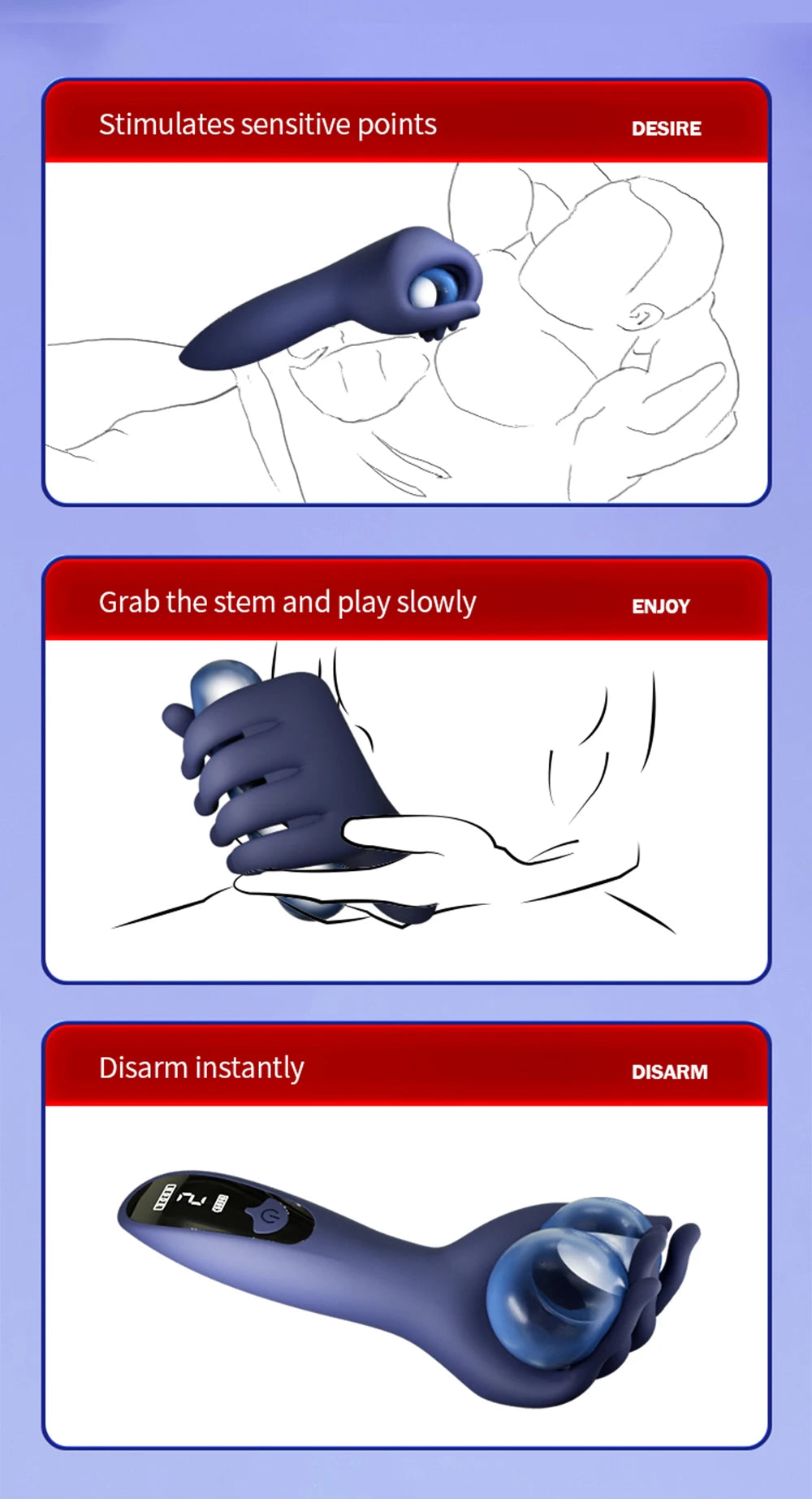 Men vibrating Masturbator