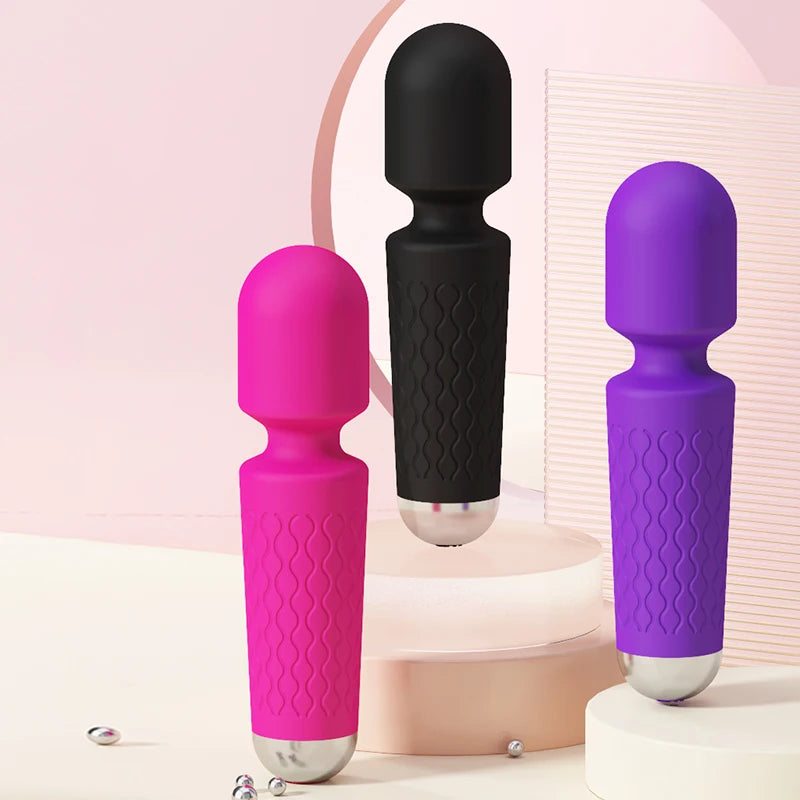 20-Speed Powerful AV Magic Wand – Clitoris & G-Spot Stimulator for Women
