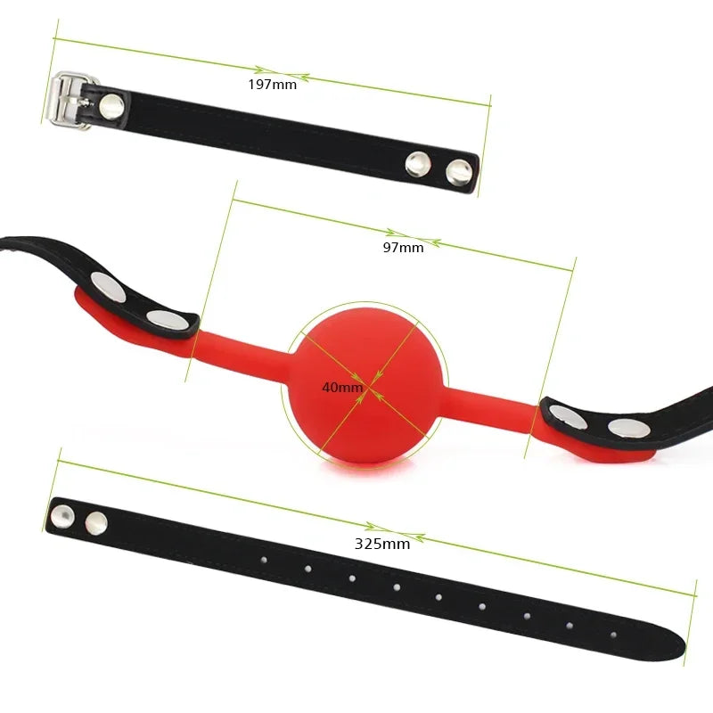 Soft Silicone Ball Gag