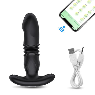 Telescopic anal stimulator