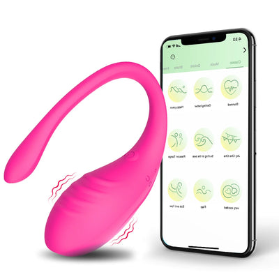 Vaginal Vibrator: 9-Speed App-Wearable Vibrator for Couples