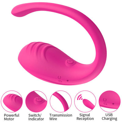 Vaginal Vibrator: 9-Speed App-Wearable Vibrator for Couples