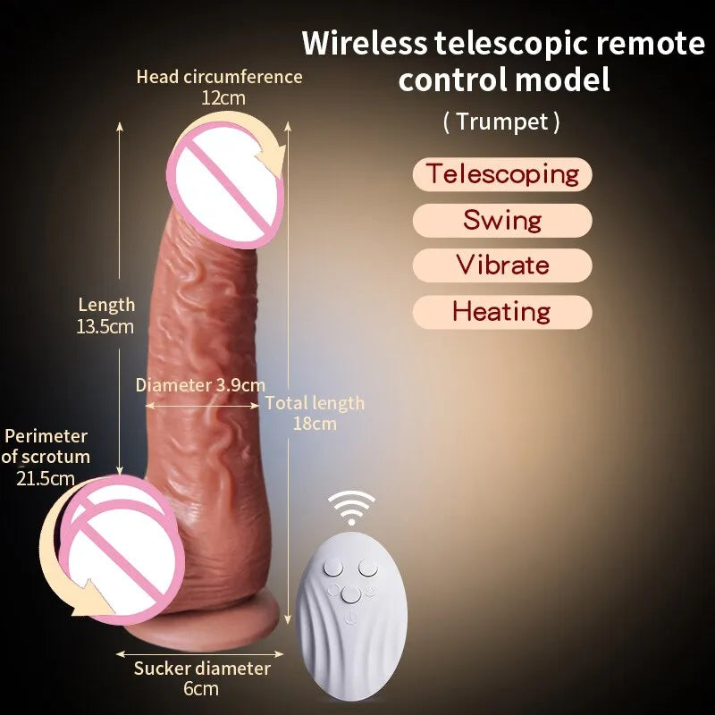 Realistic Vibrating Dildo for Women | Pleasure Toy for Her