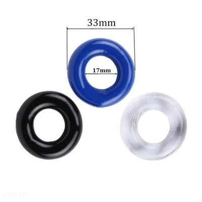 Ultimate Stamina Trio: Silicone Cock Rings Set