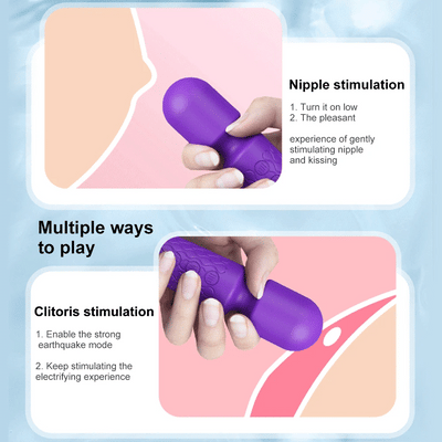 20-Speed Powerful AV Magic Wand – Clitoris & G-Spot Stimulator for Women