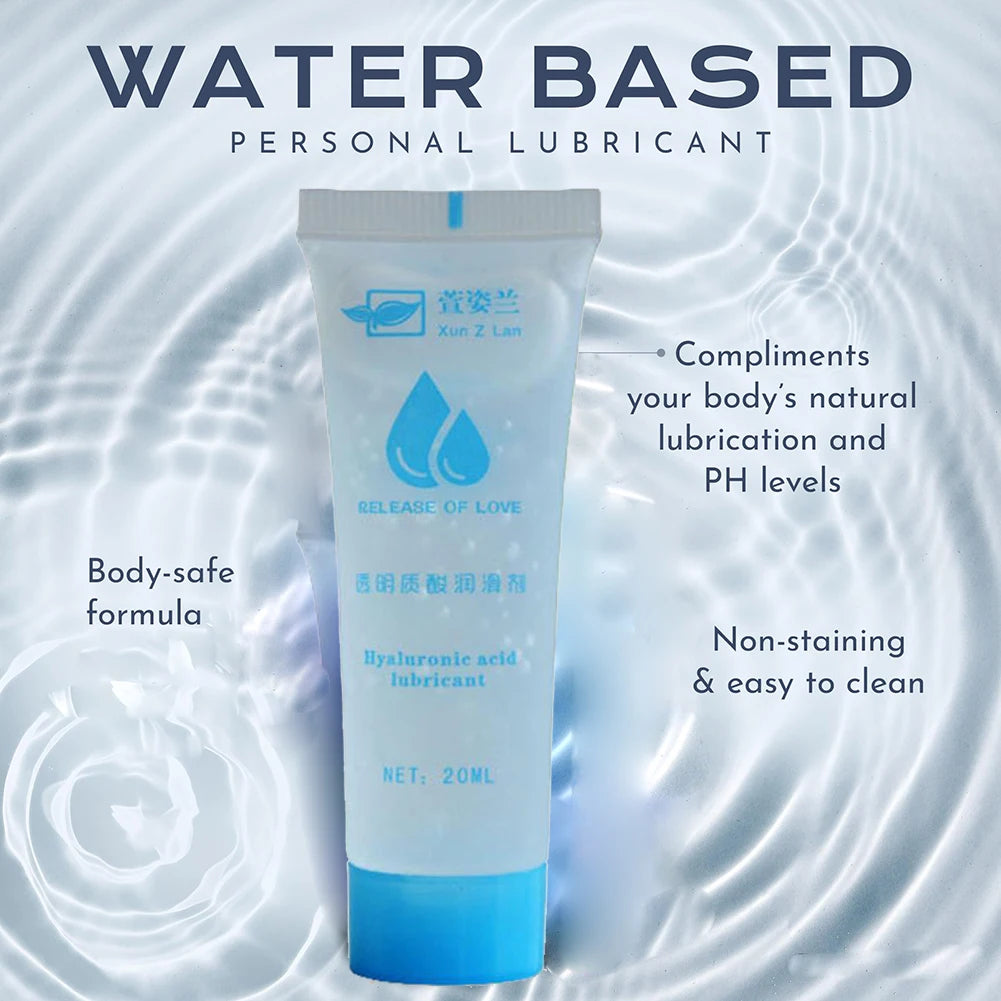 Long-Lasting Water-Based Personal Lubricant – pH Balanced, Safe for Men, Women & Couples (1/2/5PCS)
