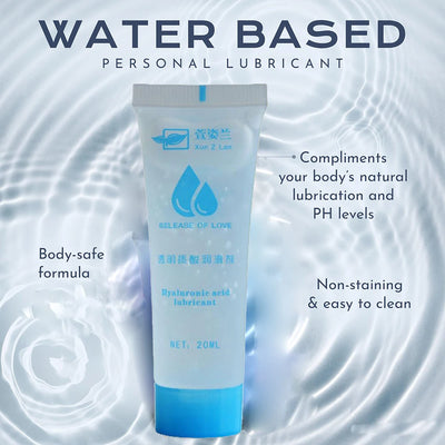Long-Lasting Water-Based Personal Lubricant – pH Balanced, Safe for Men, Women & Couples (1/2/5PCS)