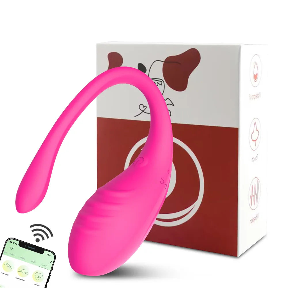 Vaginal Vibrator: 9-Speed App-Wearable Vibrator for Couples