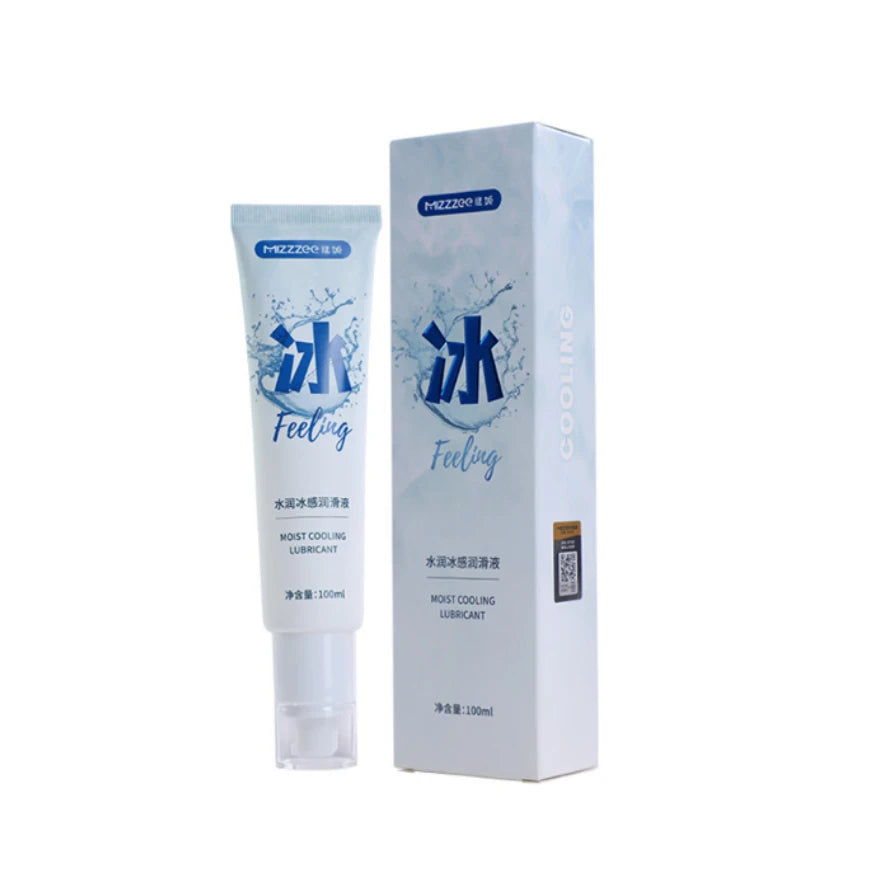 Lubrifiant à base d'eau 100 ml pour adultes, idéal pour la stimulation vaginale et anale avec sextoys. Hydratant et stimulant la sensation de froid/feu. Convient aux rapports anaux. 18+