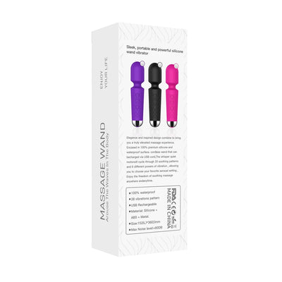 20-Speed Powerful AV Magic Wand – Clitoris & G-Spot Stimulator for Women