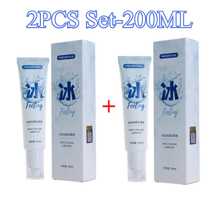 Lubrifiant à base d'eau 100 ml pour adultes, idéal pour la stimulation vaginale et anale avec sextoys. Hydratant et stimulant la sensation de froid/feu. Convient aux rapports anaux. 18+