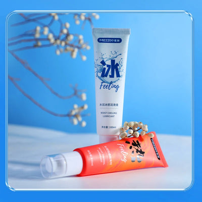 Lubrifiant à base d'eau 100 ml pour adultes, idéal pour la stimulation vaginale et anale avec sextoys. Hydratant et stimulant la sensation de froid/feu. Convient aux rapports anaux. 18+