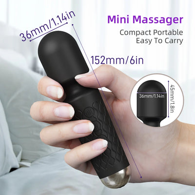 20-Speed Powerful AV Magic Wand – Clitoris & G-Spot Stimulator for Women